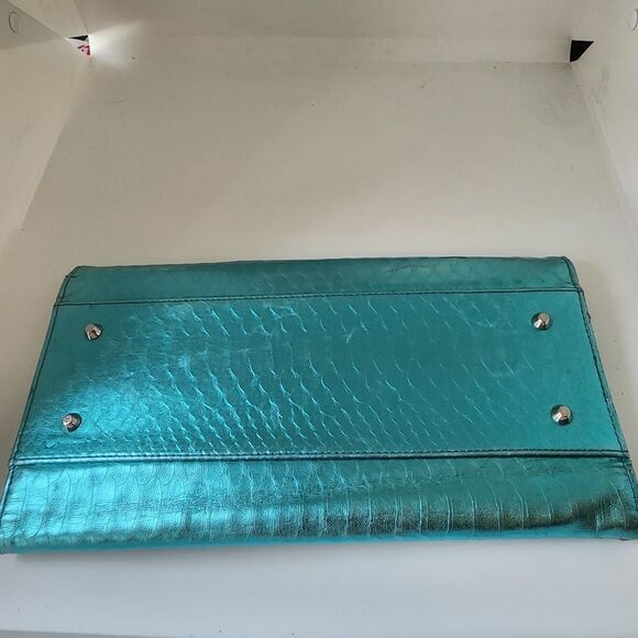 Miche Blue Faux Leather & Metallic Blue Faux Reptile Classic Shell - Picture 3 of 9